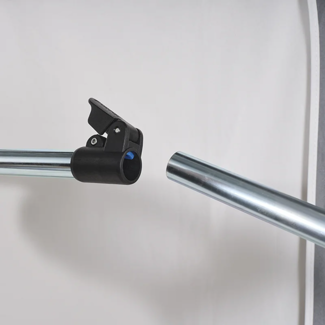 Campout stalen frame voor luifel 240 met 3 dakliggers voor omloopmaat 826 - 975