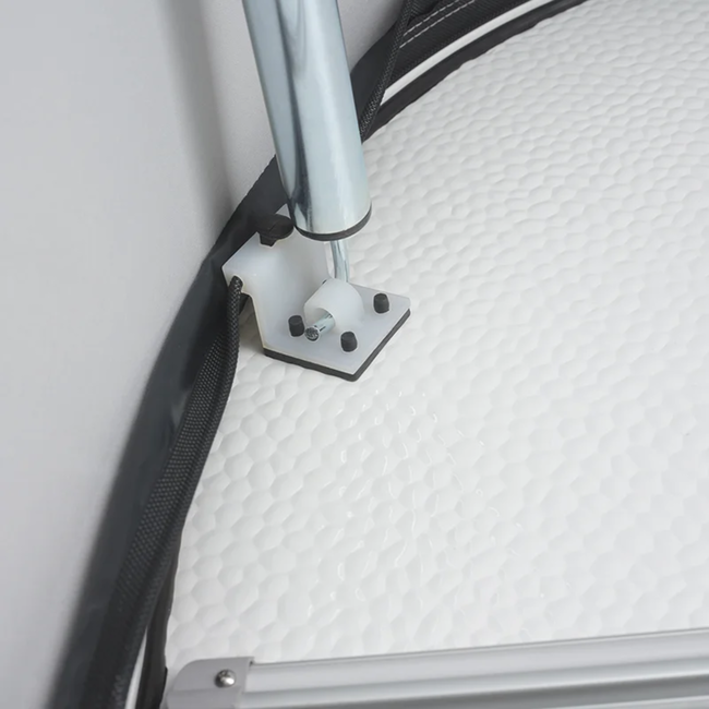 Campout stalen voortentframe Nova 300 met 5 dakliggers en 2 palen voor omloopmaat 976 - 1050