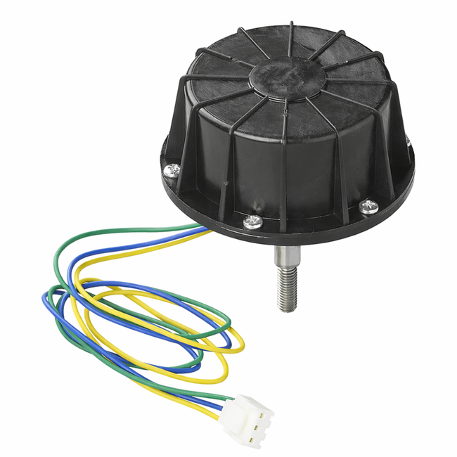 ProPlus Zwarte ventilatormotor voor dakluik t.b.v. 610908 en 610908V01 met bedrading en stekker