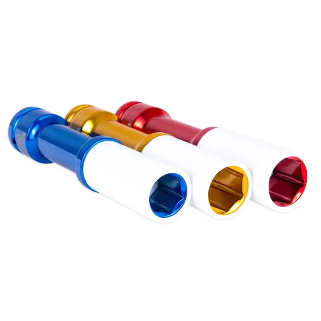 GEKO Dunwandige slagdoppen 150 mm met beschermhulzen voor lichtmetalen velgen en slagmoersleutel