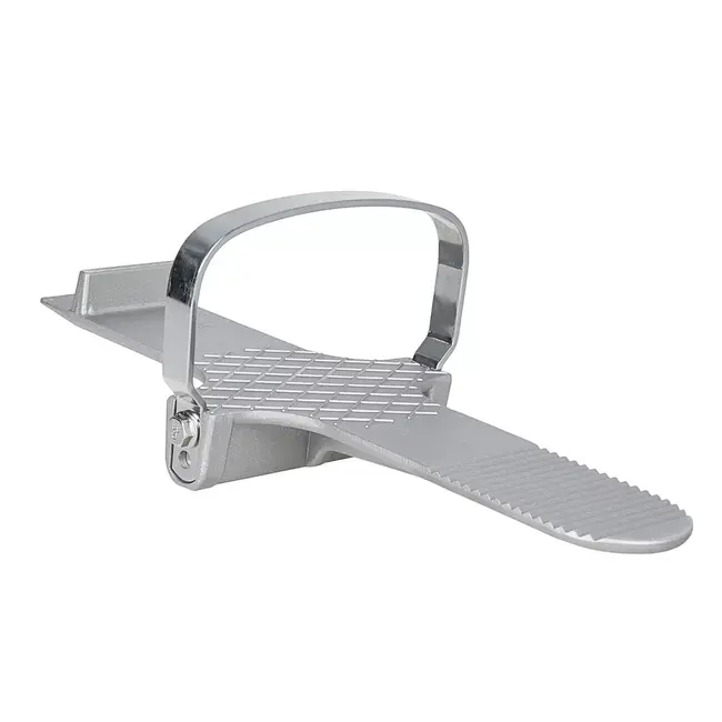 GEKO Voetbediende plaatheffer voor gipsplaten, OSB platen en bouwpanelen met antislip voetsteun