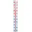 Keltin Witte buitenthermometer, 233 x 24 mm voor raamkozijn met meetbereik van -50 °C tot +50 °C