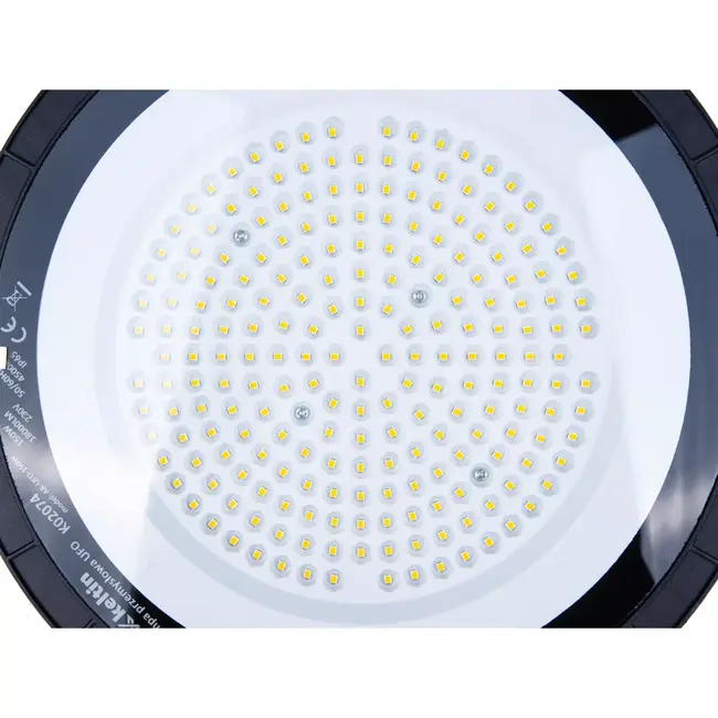 Keltin Industriële UFO lamp 150 W met 18000 lm, 4500 K neutraal wit licht en IP65 voor hal, werkplaats en magazijn