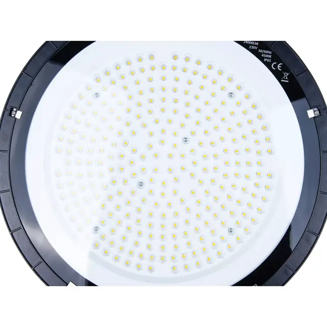Keltin Industriële UFO lamp 200 W met 24000 lm, 4500 K neutraal wit licht en IP65 voor hal, werkplaats en magazijn