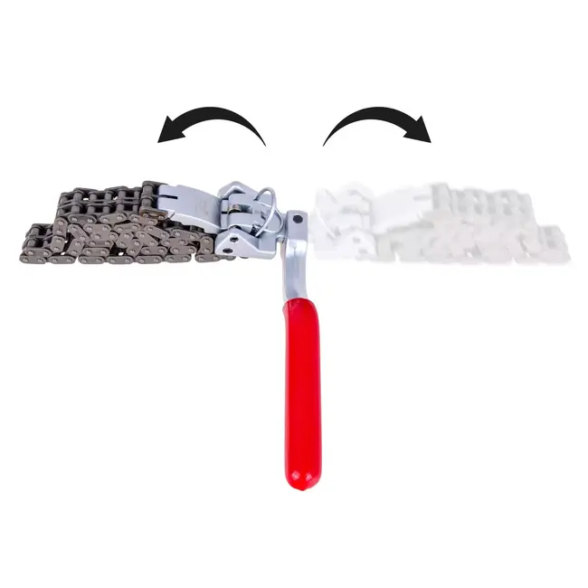 Tvardy Oliefiltersleutel met stalen ketting voor filters van 60 - 195 mm en links- of rechtsdraaiend gebruik