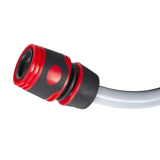 Tvardy Wandhaspel met 25 m tuinslang, automatische oprolfunctie en instelbare tuinspuit voor tuin en terras