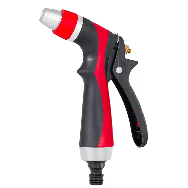 Tvardy Wandhaspel met 25 m tuinslang, automatische oprolfunctie en instelbare tuinspuit voor tuin en terras