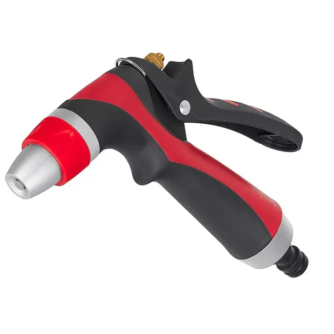 Tvardy Wandhaspel met 25 m tuinslang, automatische oprolfunctie en instelbare tuinspuit voor tuin en terras