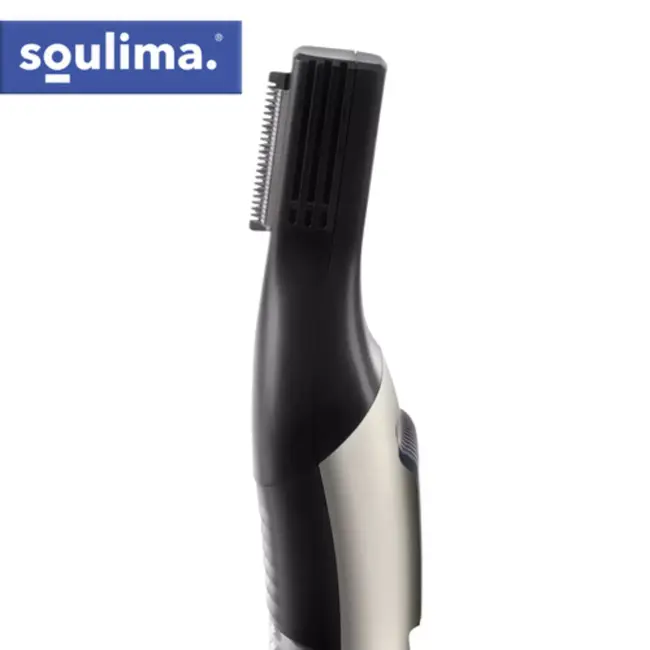 Soulima Multifunctionele tondeuse en baardtrimmer met 8 opzetstukken, 90 minuten gebruiksduur en afspoelbare koppen