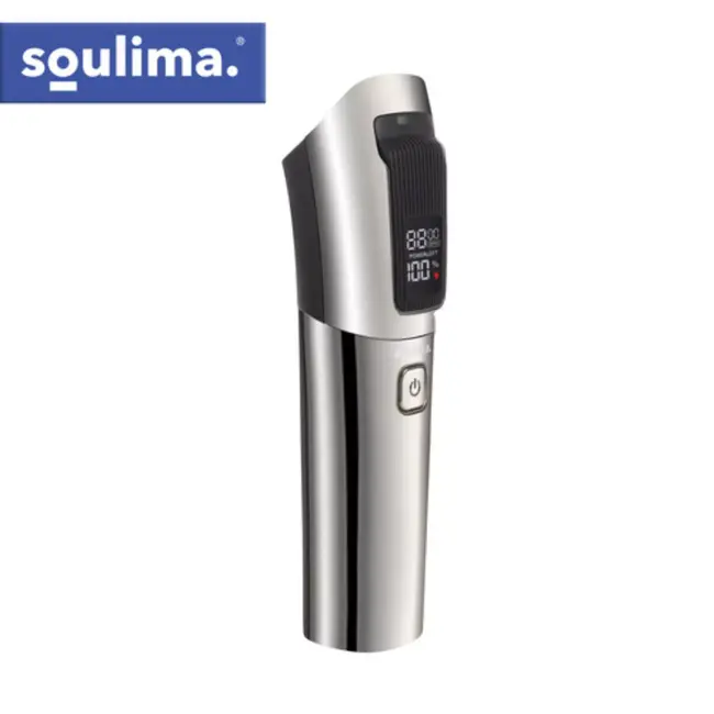 Soulima Multifunctionele tondeuse en baardtrimmer met 8 opzetstukken, 90 minuten gebruiksduur en afspoelbare koppen