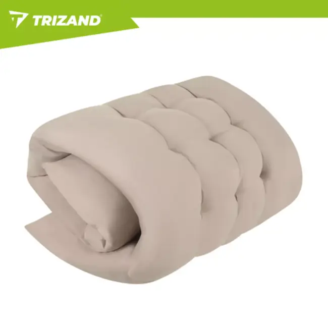 Trizand 3-in-1 tuinligstoel voor terras, tuin of strand met verstelbare rugleuning, beensteun en dik wasbaar kussen