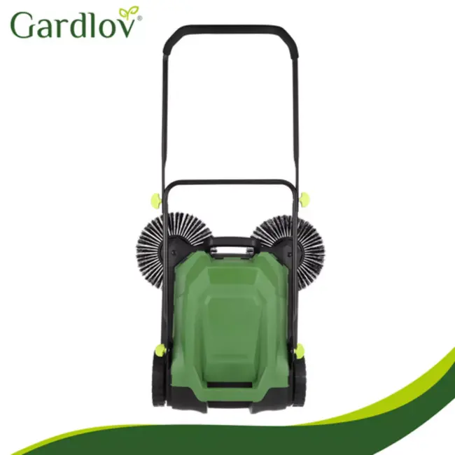 Gardlov Handmatige veegmachine voor terras, oprit en bestrating met 680 mm werkbreedte en capaciteit van 2100 m2 per uur