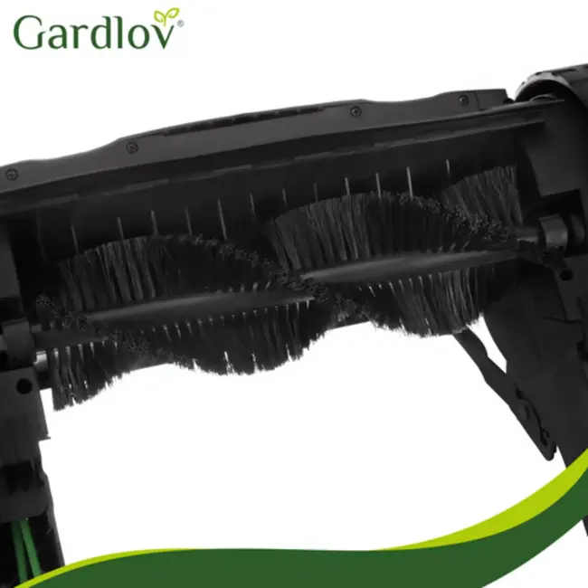 Gardlov Handmatige veegmachine voor terras, oprit en bestrating met 680 mm werkbreedte en capaciteit van 2100 m2 per uur