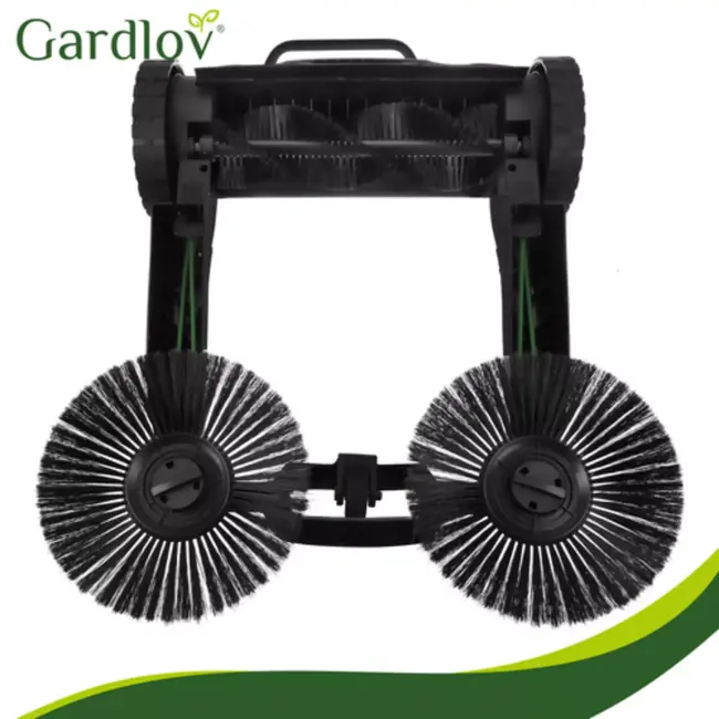 Gardlov Handmatige veegmachine voor terras, oprit en bestrating met 680 mm werkbreedte en capaciteit van 2100 m2 per uur
