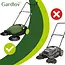 Gardlov Handmatige veegmachine voor terras, oprit en bestrating met 680 mm werkbreedte en capaciteit van 2100 m2 per uur