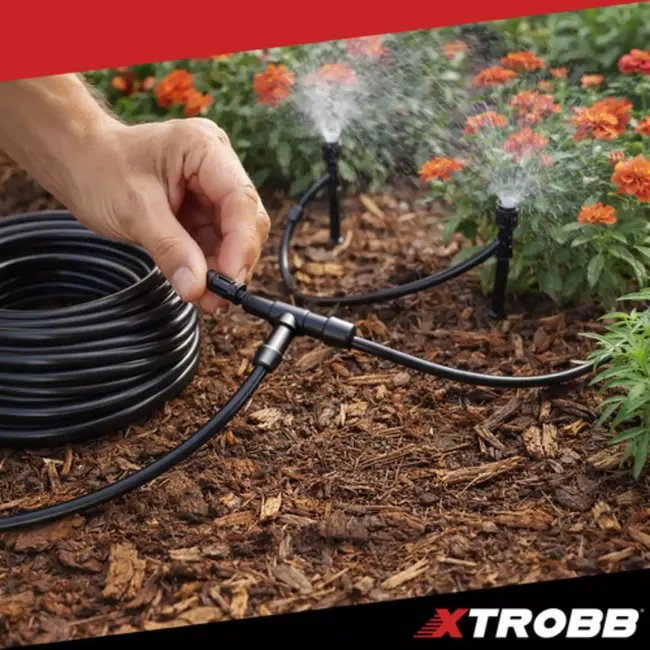 Xtrobb Auto ruitensproeier reparatieset met 2 m slang, rechte koppelingen, T-stukken en Y-stukken voor lekkende sproeierleiding