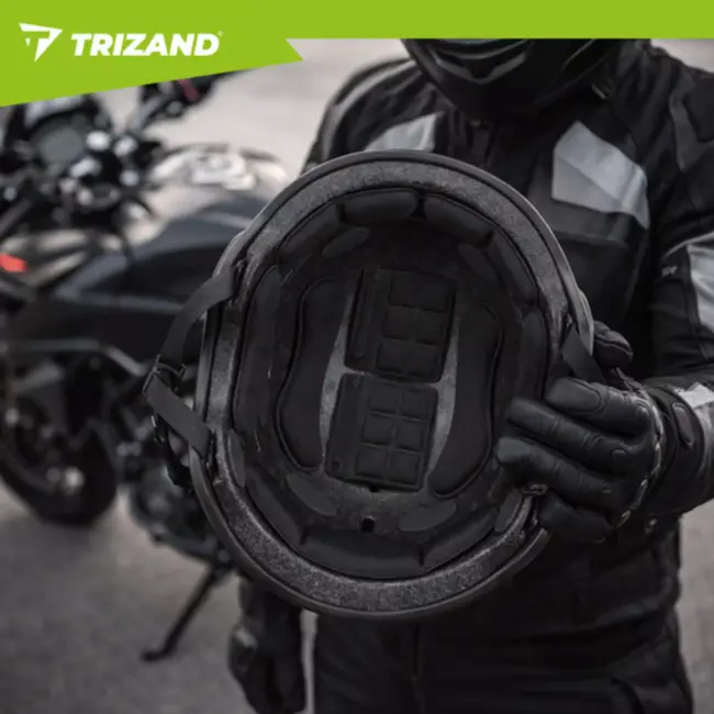 Trizand Universele helm inzetstukken van EVA schuim voor fietshelm, motorhelm en andere harde helmen met klittenbandvoering