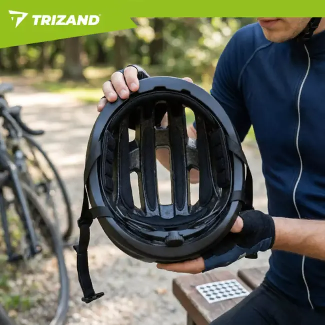 Trizand Universele helm inzetstukken van EVA schuim voor fietshelm, motorhelm en andere harde helmen met klittenbandvoering