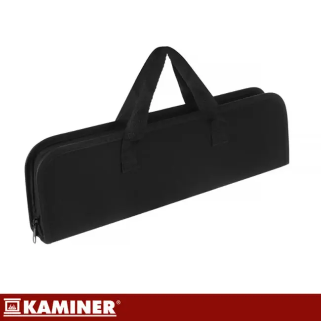 Kaminer Barbecue set met tang, spatel en borstel in stevige koffer voor tuin, camping en onderweg