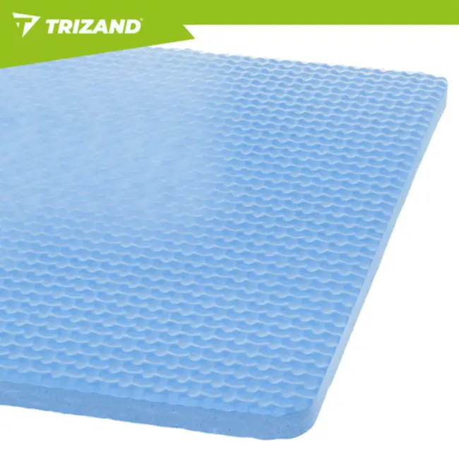 Trizand Compacte Buikspierroller met antislip handgrepen, profielwiel en EVA kniemat voor training thuis of onderweg