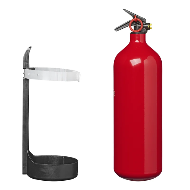 ProPlus Schuim brandblusser 2 liter met manometer, PFAS vrij en geschikt als vetblusser voor auto, boot, caravan en werkplaats