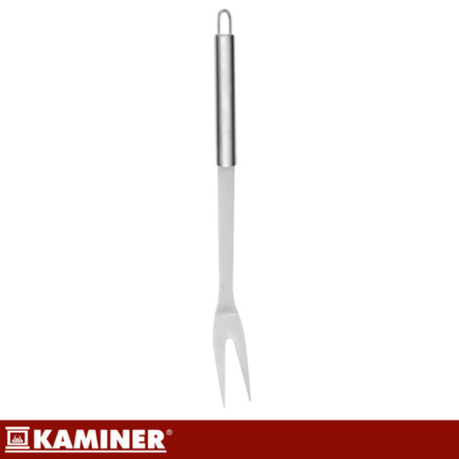 Kaminer 6-delige grillgereedschap set met koffer, zwart, roestvrij staal en siliconen