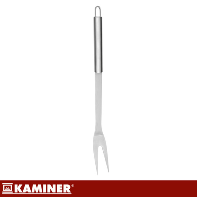 Kaminer 5-delige grillgereedschap set met koffer, zwart, roestvrij staal en siliconen