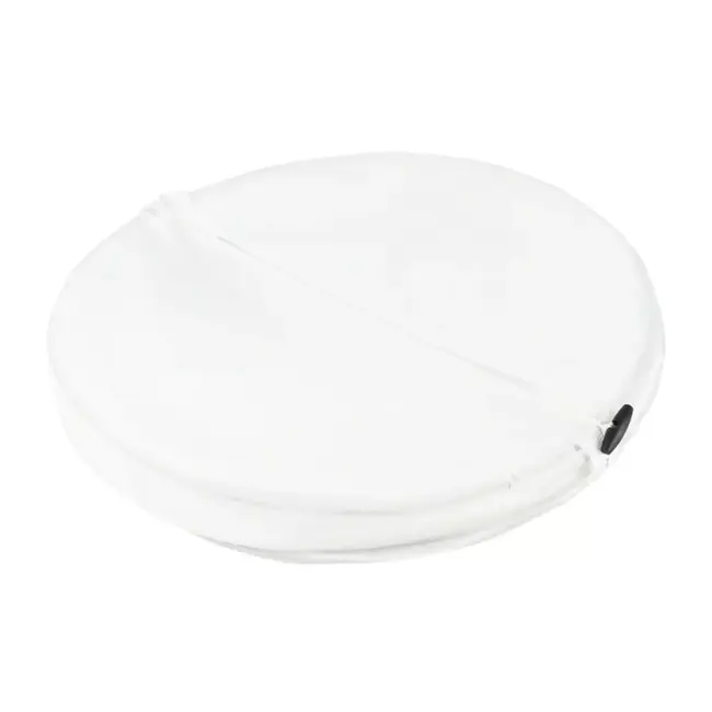 Benson Opvouwbare witte wasmand 79 liter met Ø 45 cm en 60 cm hoogte, compact op te bergen voor thuis en vakantie