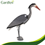 Gardlov Grijze reiger tuindecoratie 66 cm op prikker van PE voor vijver, border en bloembed in de tuin