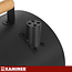 Kaminer Draagbare barbecue met deksel, 2 roosters en thermometer 36,5 x 28 x 41,5 cm