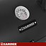 Kaminer Draagbare barbecue met deksel, 2 roosters en thermometer 36,5 x 28 x 41,5 cm