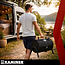 Kaminer Draagbare barbecue met deksel, 2 roosters en thermometer 36,5 x 28 x 41,5 cm