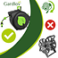 Gardlov Automatische wandslanghaspel met 30 m slang en 7 standen sproeipistool