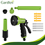 Gardlov Automatische wandslanghaspel 20 m zwart groen met 7 standen sproeipistool