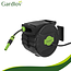 Gardlov Automatische wandslanghaspel 20 m zwart groen met 7 standen sproeipistool