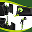 Gardlov Automatische wandslanghaspel 20 m zwart groen met 7 standen sproeipistool