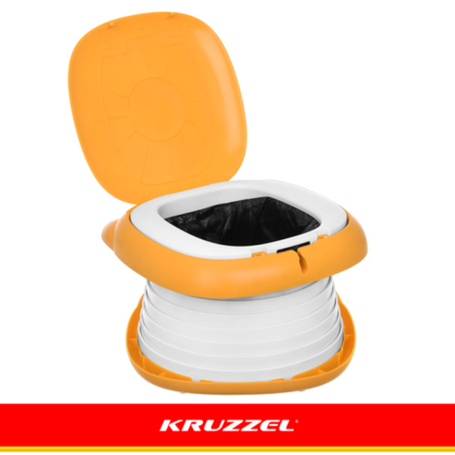 Kruzzel Draagbaar kinderpotje Leeuw opvouwbaar voor auto, camping en onderweg