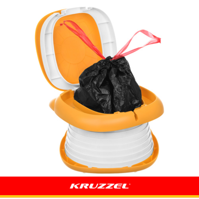 Kruzzel Draagbaar kinderpotje Leeuw opvouwbaar voor auto, camping en onderweg