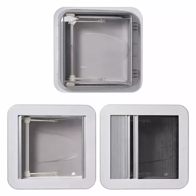 ProPlus Dakluik 400 x 400 mm – Transparant, Zonder Ventilatie & Met Insectenhor