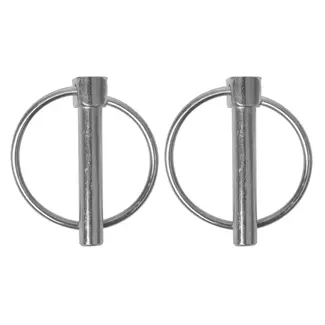 ProPlus Borgpen - Ø 8 mm - Ø 38 mm ring - 2 stuks - robuust staal