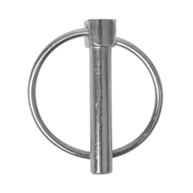 ProPlus Borgpen - Ø 8 mm - met Ø 38 mm ring - slank design - robuust staal - zilver