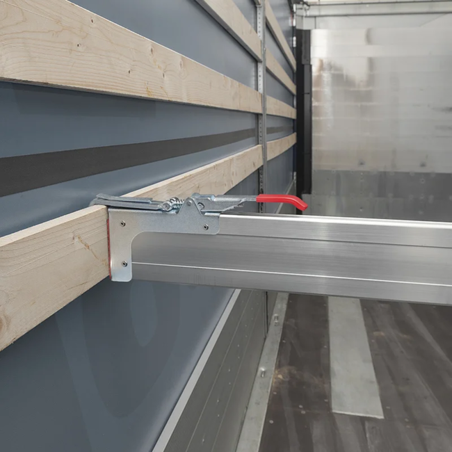 ProPlus Klem voor cargoplank - Aluminium - 14 x 34 x 4,5 cm - Zilver