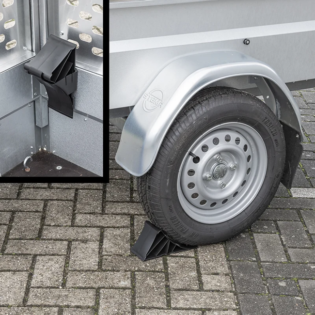 ProPlus Wielkeg met houder - kunststof - 220 x 100 x 90 mm - zwart