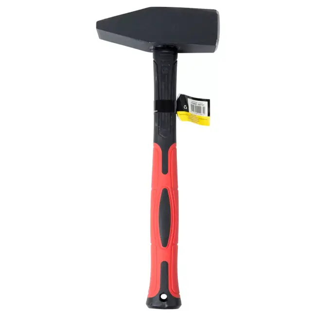 Hofftech Bankhamer - Glasvezel Steel - 2000 gram - 37 cm - Antislip Handvat