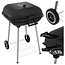 Kaminer Houtskoolbarbecue met deksel, 77 x 53 x 46 cm voor tuin en terras