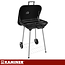 Kaminer Houtskoolbarbecue met deksel, 77 x 53 x 46 cm voor tuin en terras