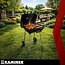 Kaminer Houtskoolbarbecue met deksel, 77 x 53 x 46 cm voor tuin en terras
