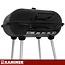 Kaminer Houtskoolbarbecue met deksel, 77 x 53 x 46 cm voor tuin en terras