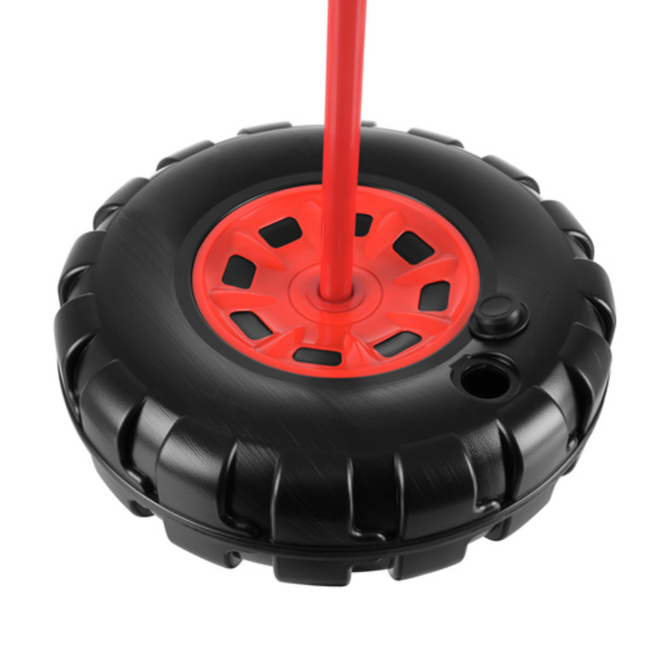 Kruzzel Vrijstaande basketbalset voor kinderen 170 cm met basketbalbord, ring, net, bal en pomp