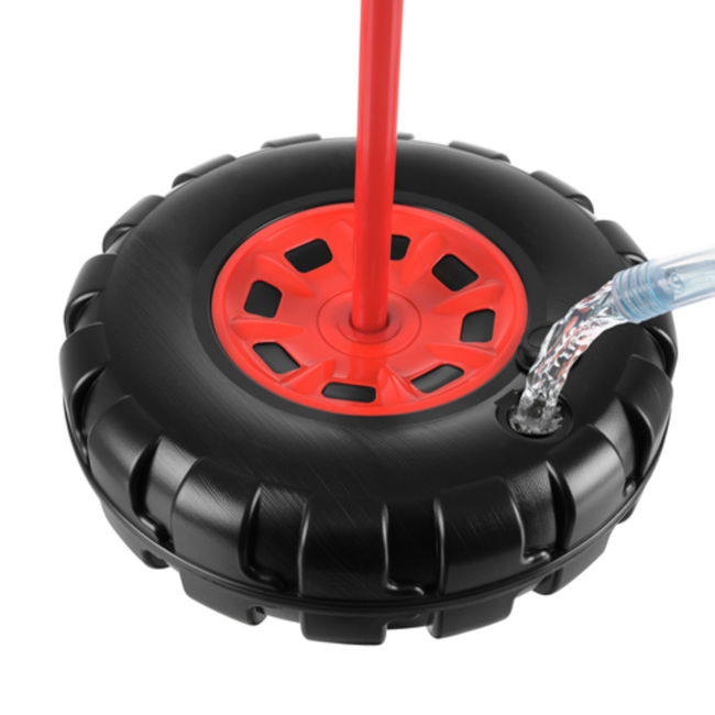 Kruzzel Vrijstaande basketbalset voor kinderen 170 cm met basketbalbord, ring, net, bal en pomp